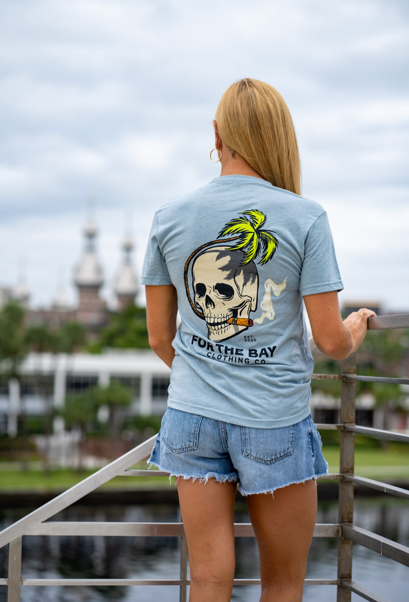 Tampa Bay City Skull tee