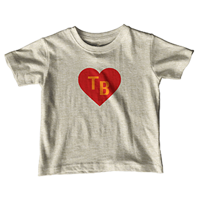 Heart of TB Football Toddler Tee
