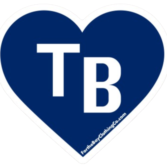 TB Heart Hockey Sticker
