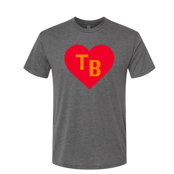 Heart of TB Football tee