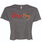 Ladies Script Tampa Bay Cropped tee
