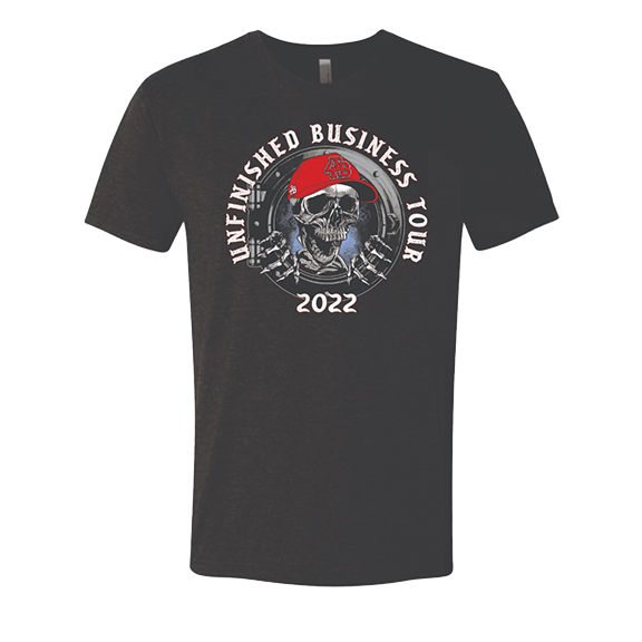 2022 Unfinished Business Tour tee