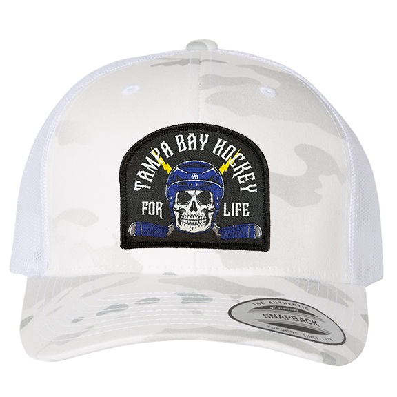 Tampa Bay Hockey for Life Patch Trucker Hat