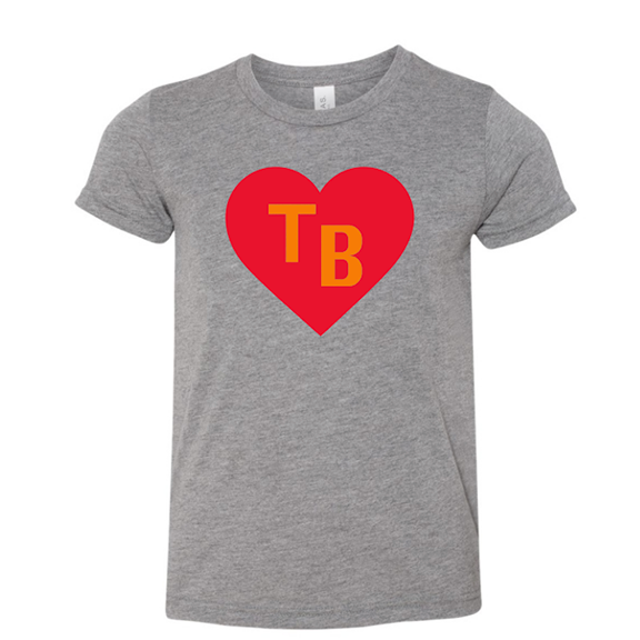 Heart of TB Football YOUTH tee