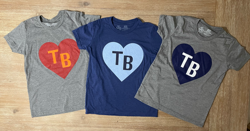 Heart of TB Football YOUTH tee