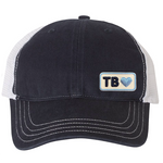 Heart of Tampa Bay Baseball washed trucker hat