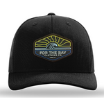 For the Bay Coastal Blue Wave Trucker Hat