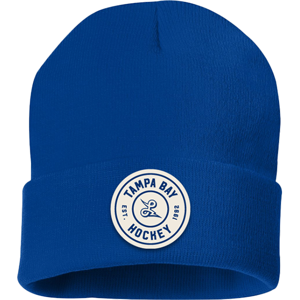 Tampa Bay Hockey Circle Patch Beanie
