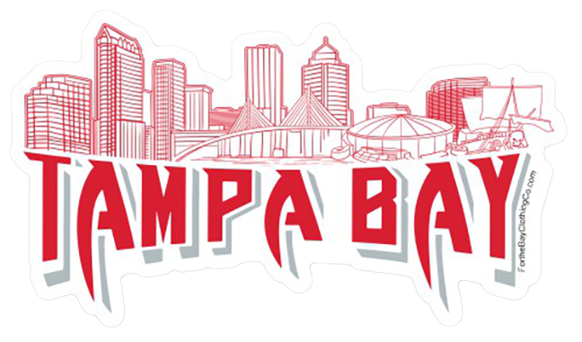 Tampa Bay Skyline Sticker