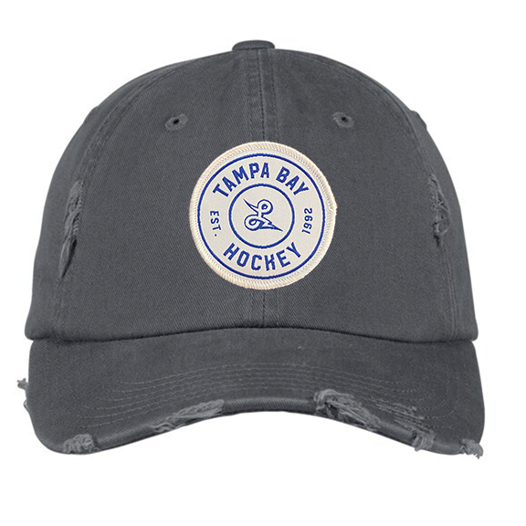Tampa Bay Hockey Circle Woven Patch Dad hat