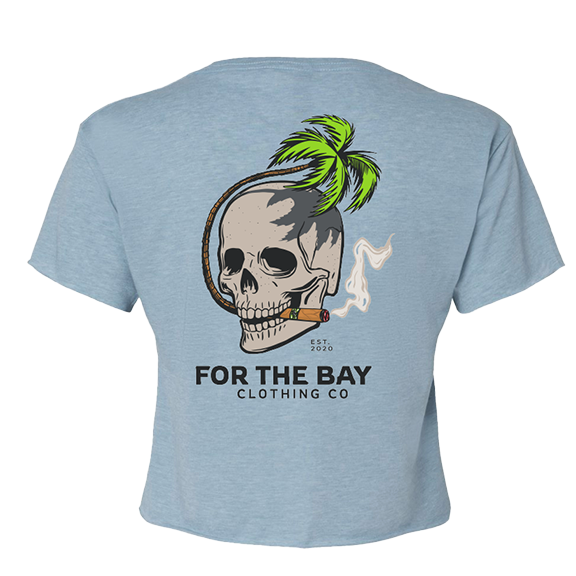 Ladies Cigar City cropped tee – For the Bay Clothing Co.