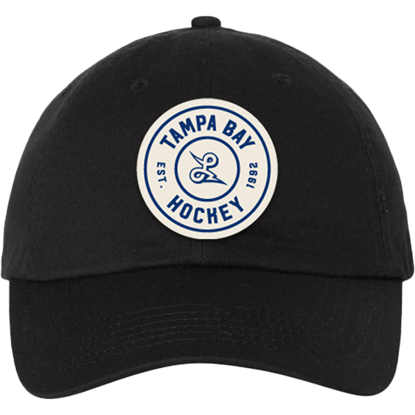 Tampa Bay Hockey Circle Woven Patch Dad hat