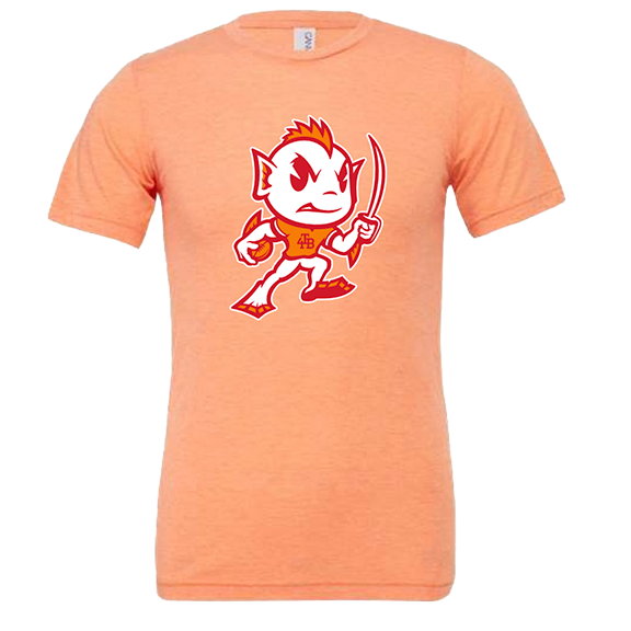 For the Bay Finn Football Creamsicle tee