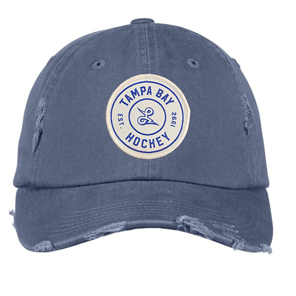 Tampa Bay Hockey Circle Woven Patch Dad hat