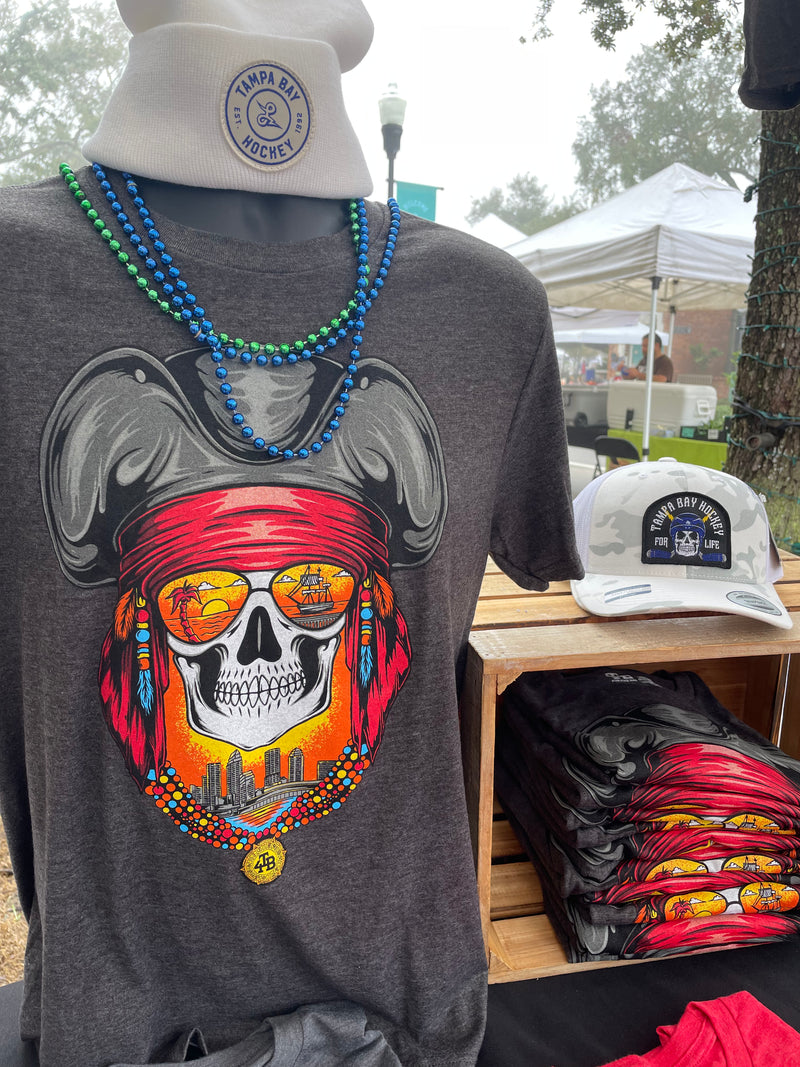 For the Bay Pirate Krewe Unisex tee