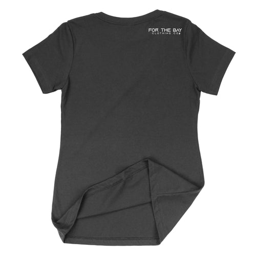 Ladies Hockey Stadium Bolt V-neck tee