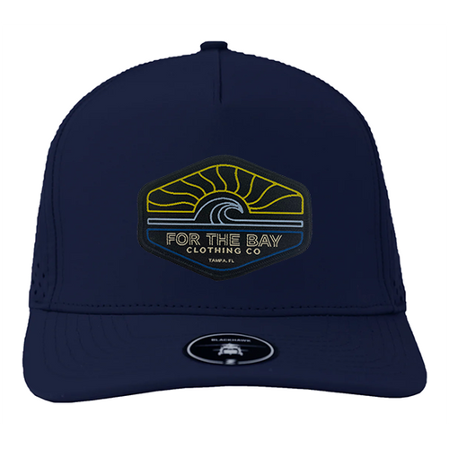 For the Bay Blue Wave Dry-fit hat
