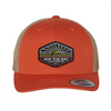 For the Bay Coastal Orange Wave Trucker Hat