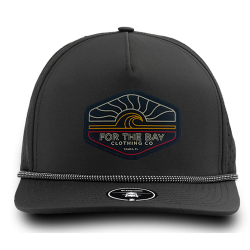 For the Bay Orange Wave Dry-fit hat