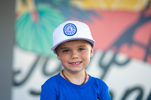 Tampa Bay Hockey Oval Rubber Trucker hat