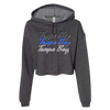 Ladies Retro Tampa Bay Cropped Hoodie