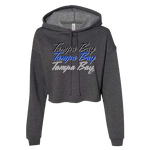 Ladies Retro Tampa Bay Cropped Hoodie