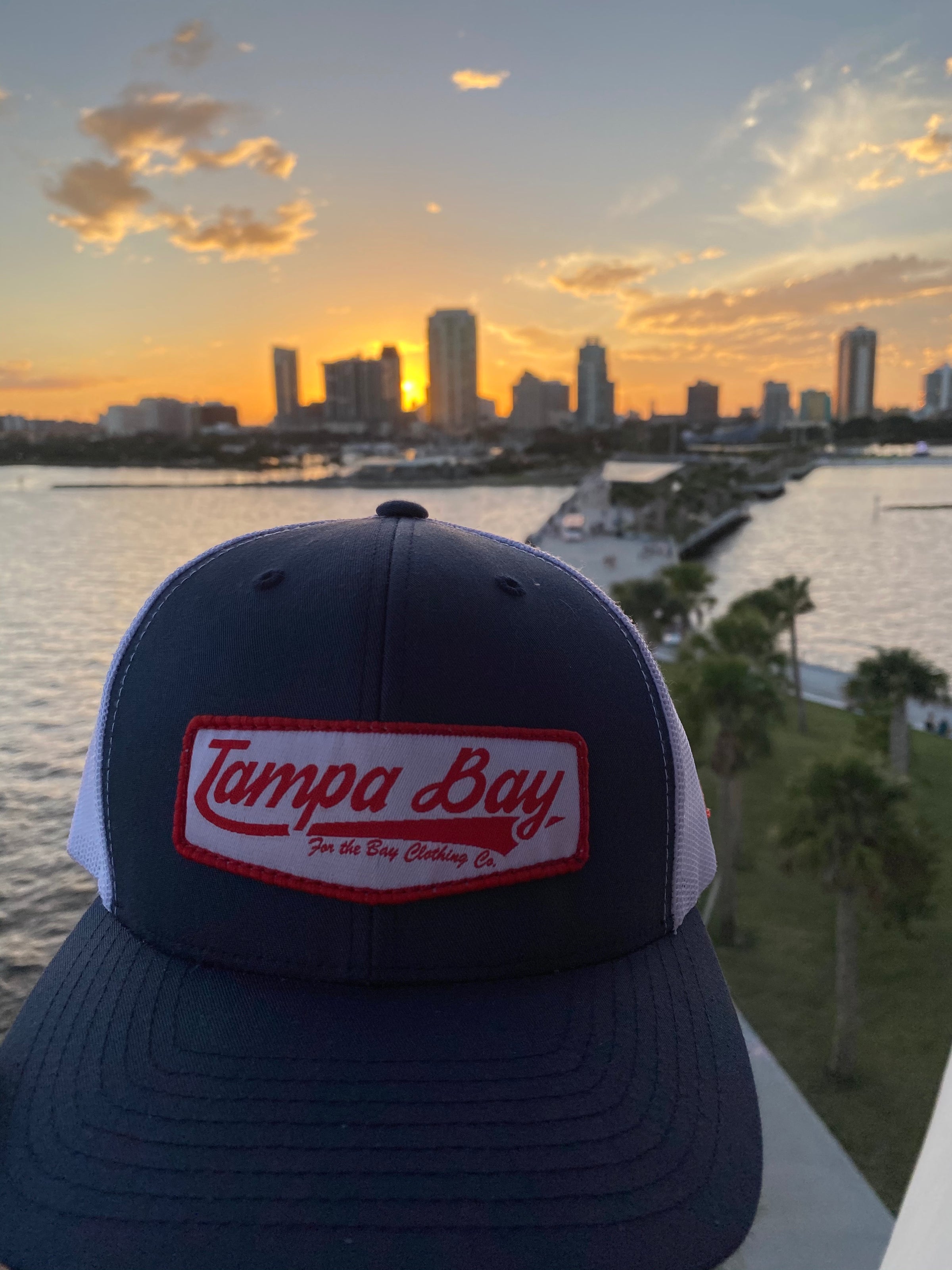 Script Tampa Bay Trucker Hat – For the Bay Clothing Co.