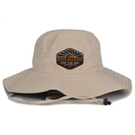 For the Bay Orange Wave Bucket Hat