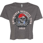 2022 Unfinished Business Tour cropped tee