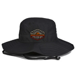 For the Bay Orange Wave Bucket Hat