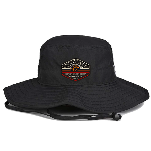 For the Bay Orange Wave Bucket Hat