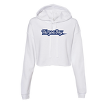 Ladies Tampa Bay Script Hockey Cropped Hoodie